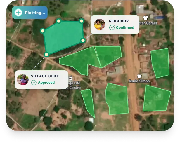 Communities create and cross-verify certificates with help from trusted local agents